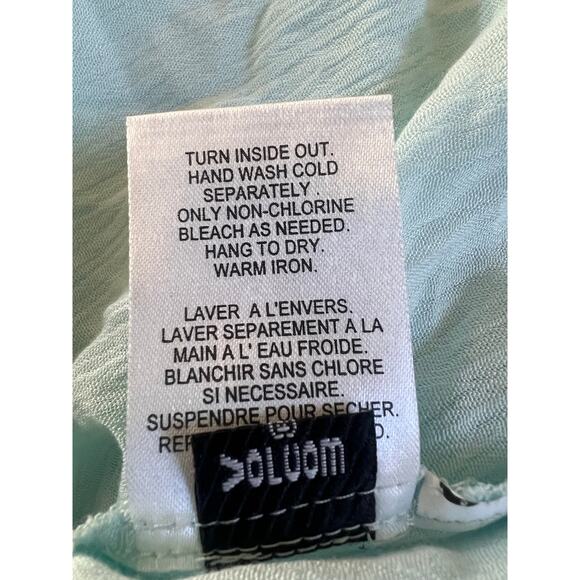 NWT Volcom Quincy David Aqua Maxi Sundress With Braided Straps - Picture 5 of 5